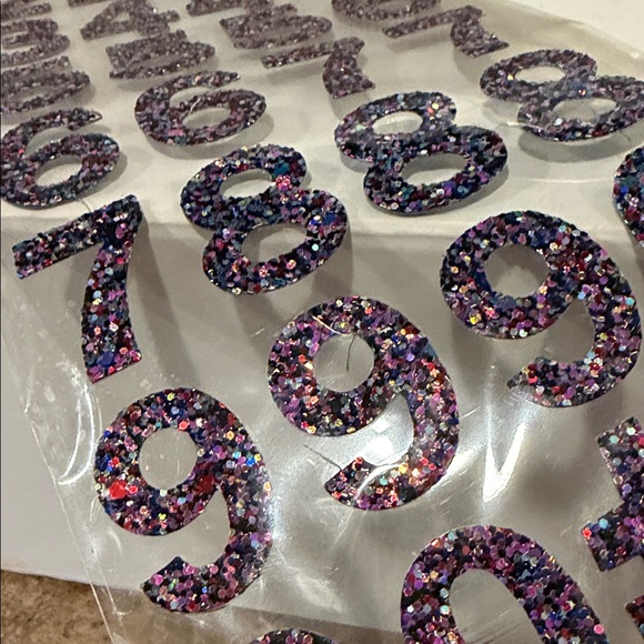 Scrapbooking Alphabet Stickers, Bling Sticker Sheets, Rhinestone Sticker Bundle - Picture 7 of 16